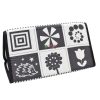 Floor Mirror Cloth Bk Black & White