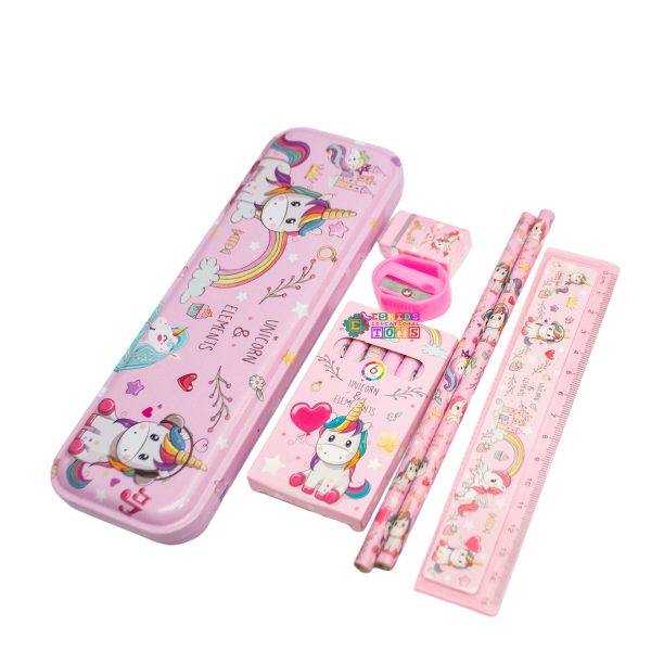 Cartoon Themed 7 in 1 Stationery Set