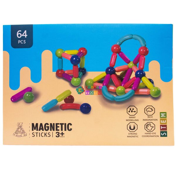 64pc Magnetic Sticks