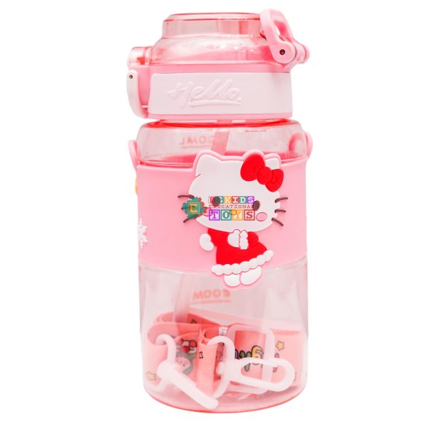 Cute Character Kids Water Bottle with Strap
