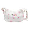 Women Underarm Bag Floral Shoulder Bag School Pleated Armpit Commuting Large Capacity Shopping Women Pleated Shoulder Students School Large Capacity Armpit