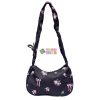 Women Underarm Bag Floral Shoulder Bag School Pleated Armpit Commuting Large Capacity Shopping Women Pleated Shoulder Students School Large Capacity Armpit