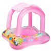 Inflatable Baby Swim Float with Roof Canopy