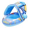 Inflatable Baby Swim Float with Canopy