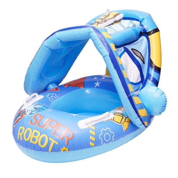 Inflatable Baby Swim Float with Canopy