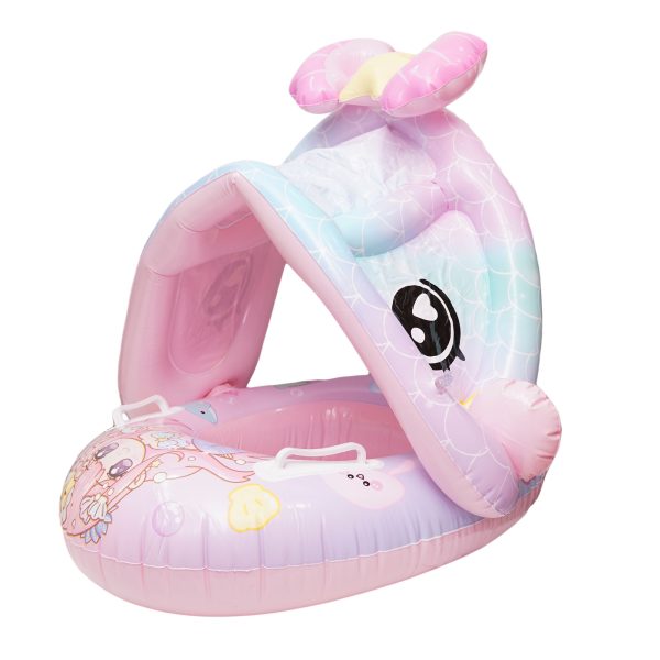 Inflatable Baby Swim Float with Canopy