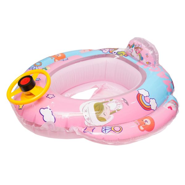 Inflatable Baby Swim Float with Steering Wheel