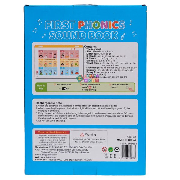 First Phonics Sound Book