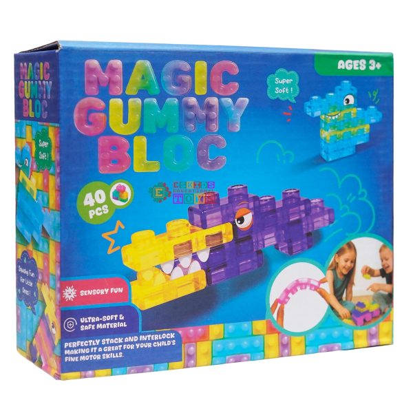 Magic gummy blocks -40pcs