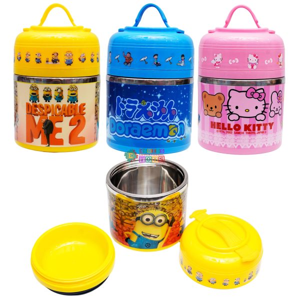 Kids Cartoon Insulated Lunch Box with Handle