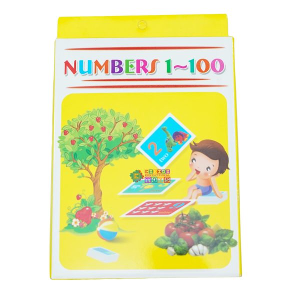 Numbers 1–100 Educational Flash Cards