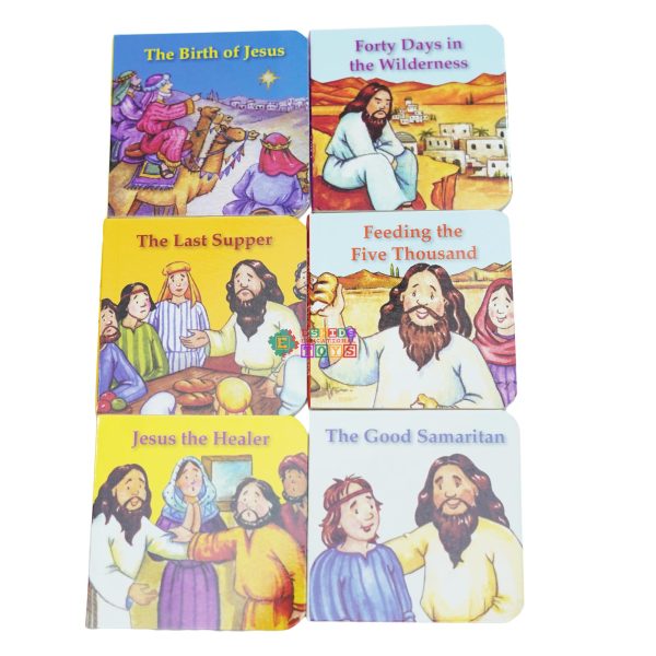 Stories of Jesus Mini Library – Children's Bible Story Book Set