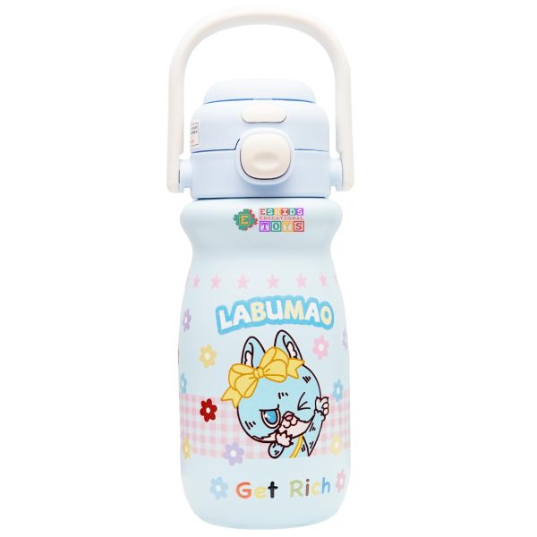 Labubao Cartoon Water Bottle with Handle