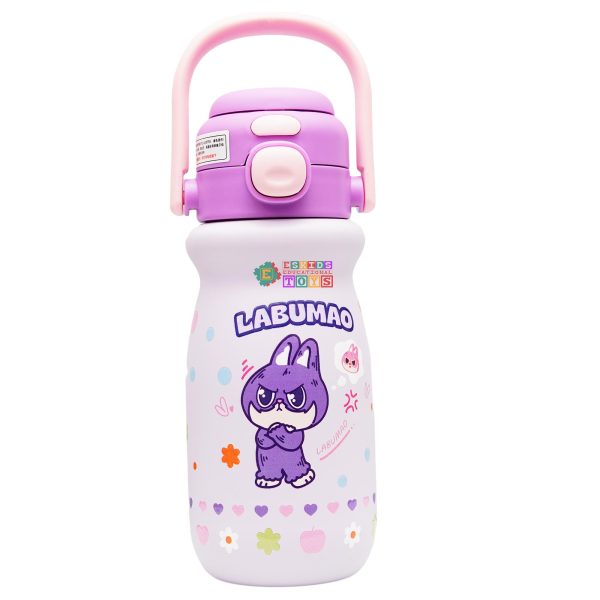 Labubao Cartoon Water Bottle with Handle